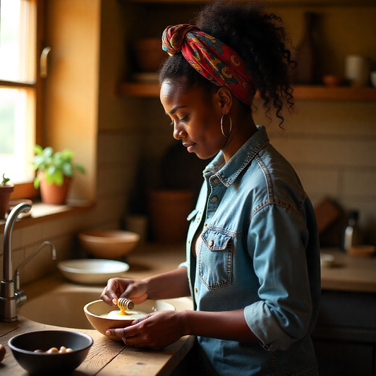 Masque au miel et yaourt