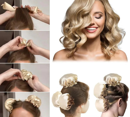 New Heatless Curling Rod Silk Curls No Heat Hair Curler Soft Hair Rollers Sleeping Headband Lazy Hair Curlers Hair Styling Tools - Bouclettes Rebelles