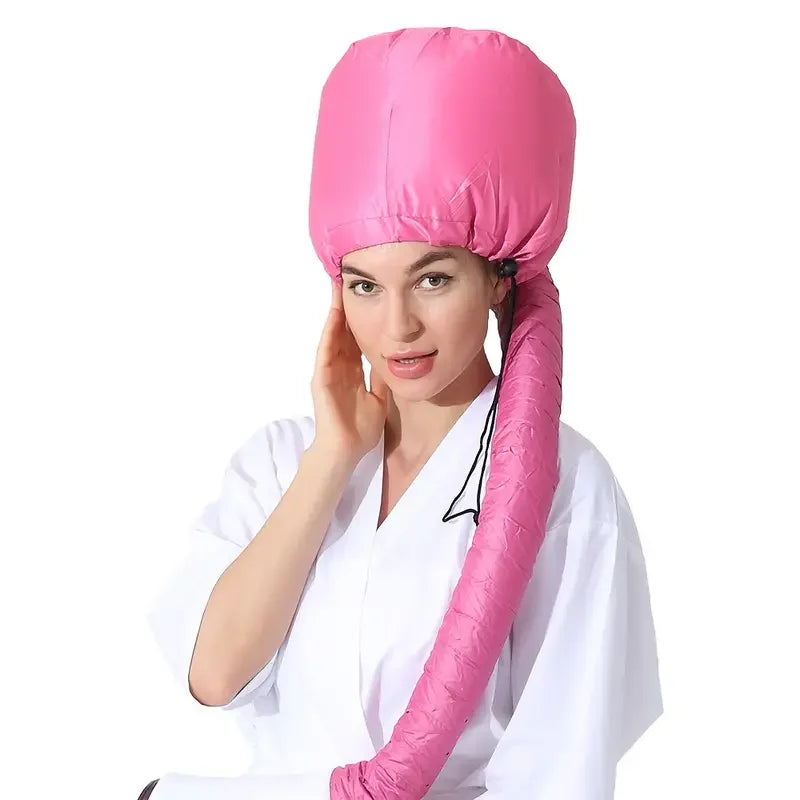 1PCS Hair Dryer Hair Hat Electric Hair Dryer Hair Dryer Hat Can Be Connected to a Hair Dryer Bathroom Hair Dryer Hat Heating Hat - Bouclettes Rebelles